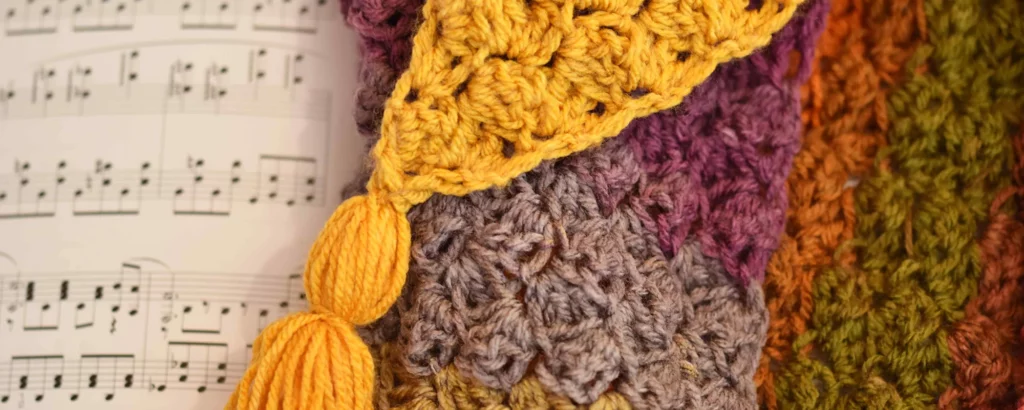 Fabrication de châles et couverture granny sur commande